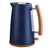 Electric Kettle 1.7L Stainless Steel Water Kettle Nordic Style Water Boiler with Wood Effected Handle