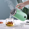 Electric Kettle 0.5L Mini Travel Kettle with Double Wall Cool Touch Water Kettle for Noodles, Dessert, Tea & Coffee