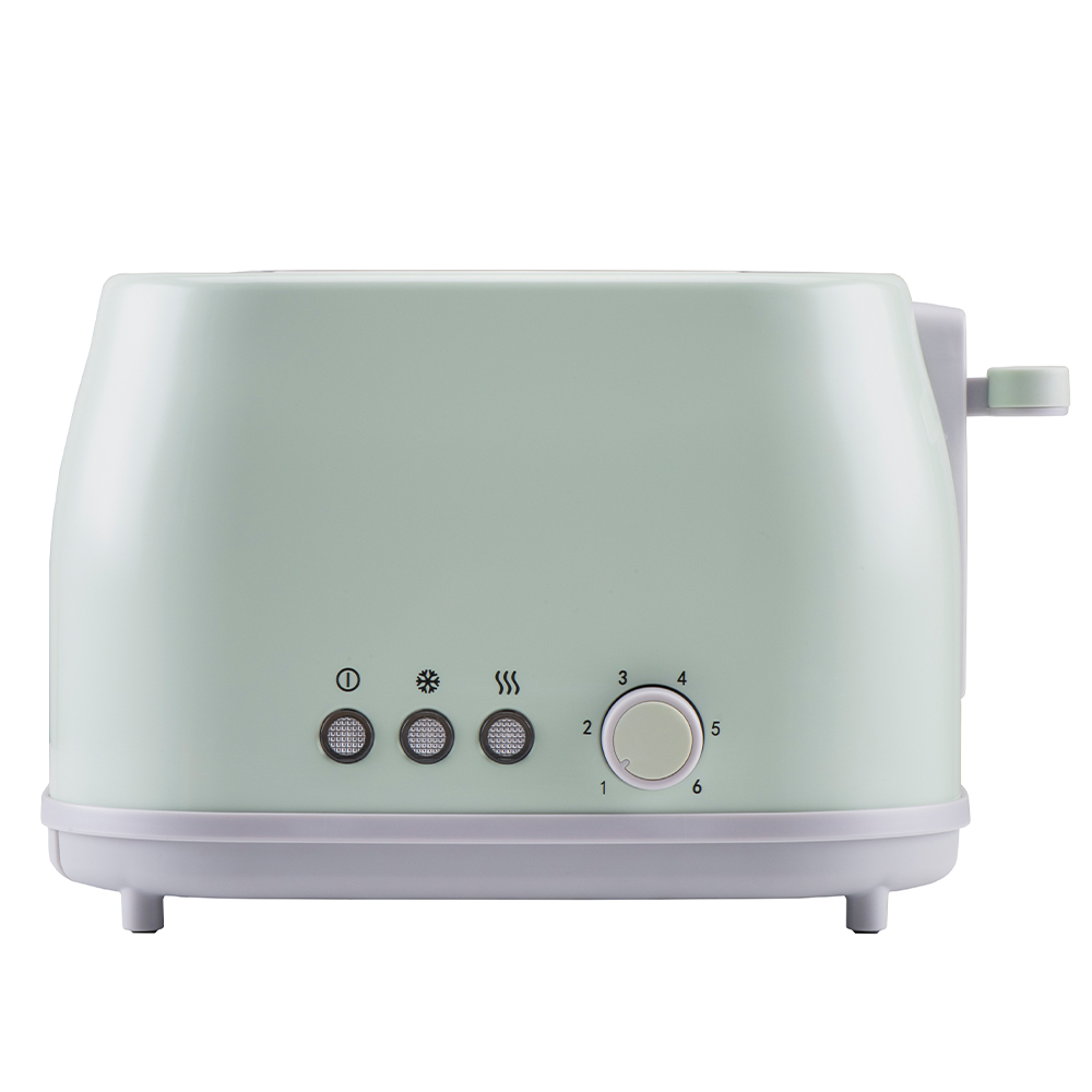 2-Slice Toaster Stainless Steel Toaster with 6 Bread Shade Setting Extra Wide Slot